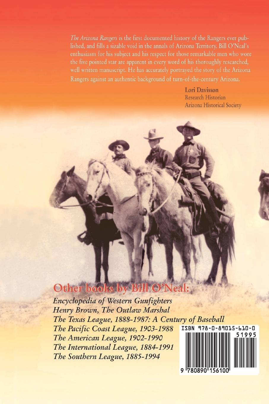 Rückseitencover The Arizona Rangers