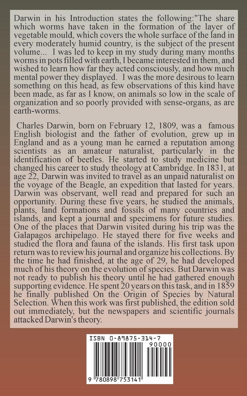 Rückseitencover The Formation of Vegetable Mould, Through the Action of Worms, with Observations on Their Habits.