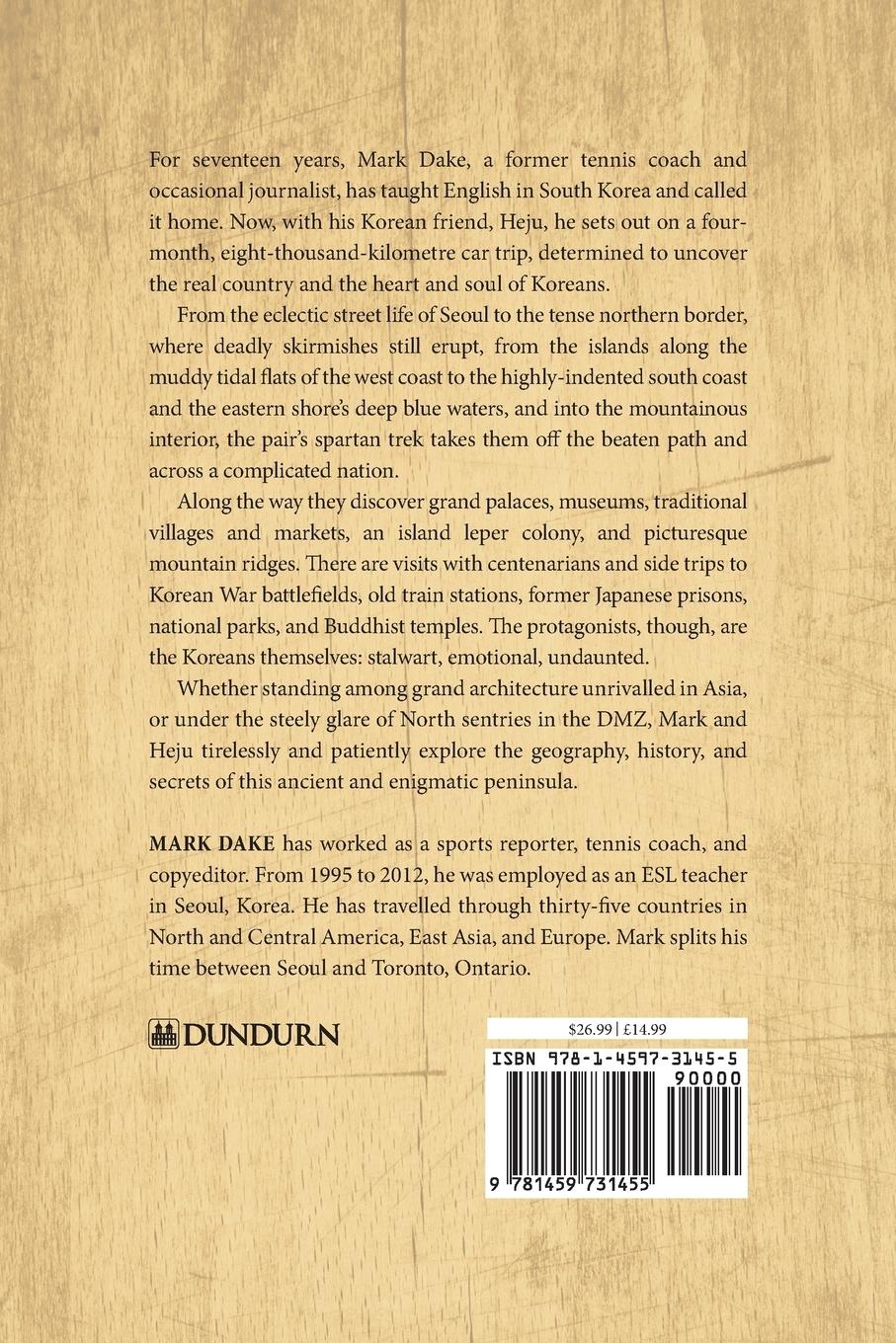 Rückseitencover South Korea