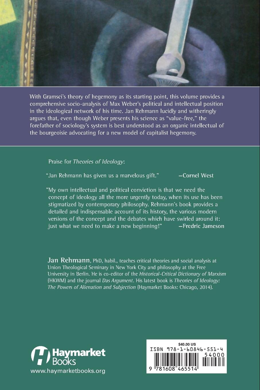 Rückseitencover Max Weber: Modernisation as Passive Revolution