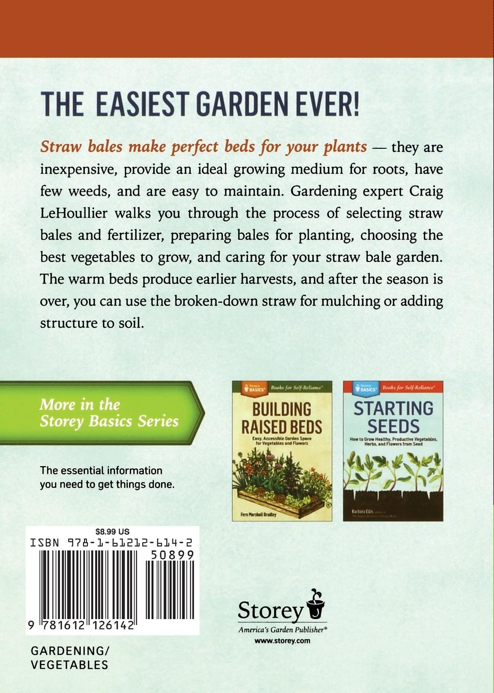 Rückseitencover Growing Vegetables in Straw Bales