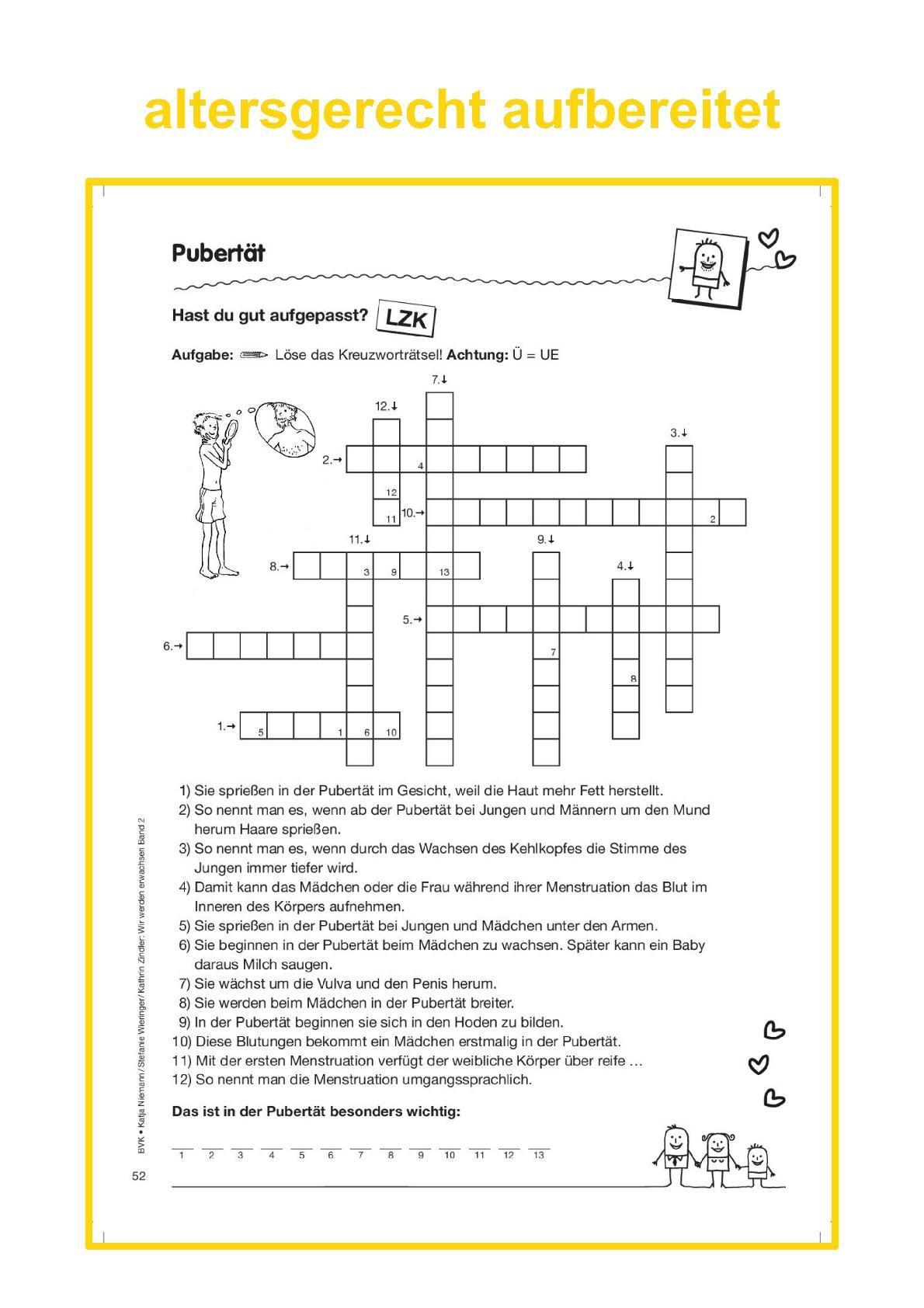 Beispielinhalt (Bild) Wir werden Erwachsen Band 2
