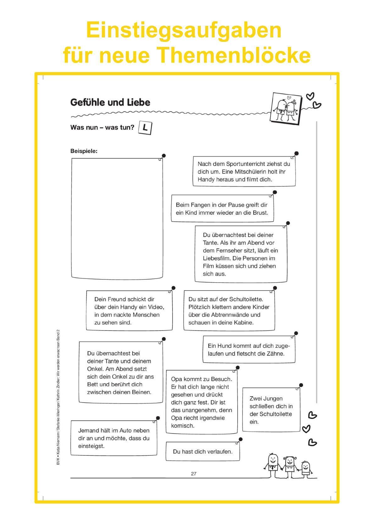 Beispielinhalt (Bild) Wir werden Erwachsen Band 2