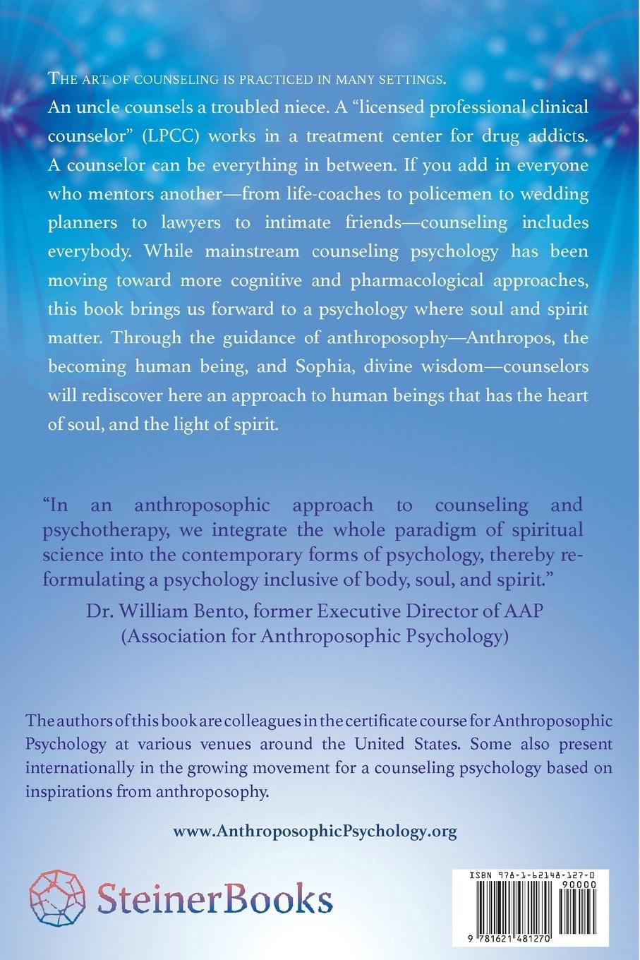 Rückseitencover The Counselor ... as If Soul and Spirit Matter