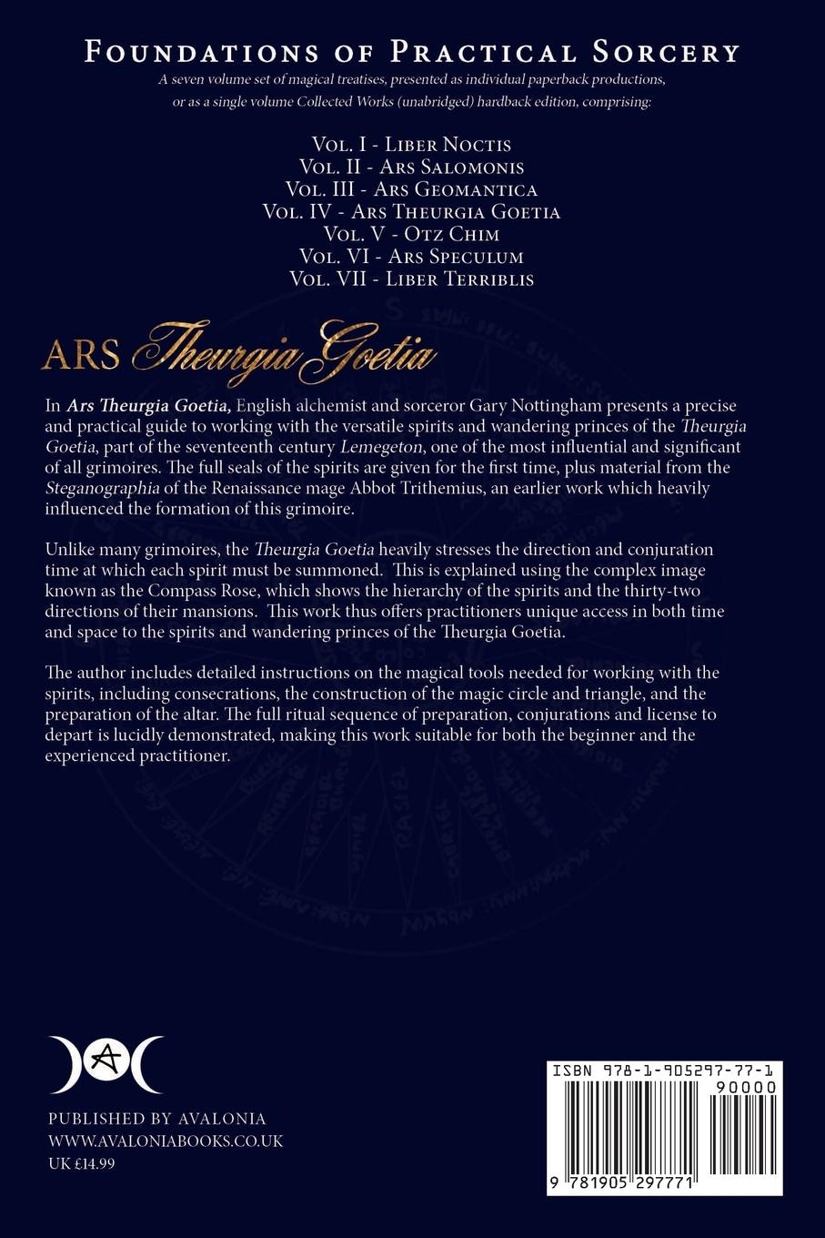 Rückseitencover Ars Theurgia Goetia