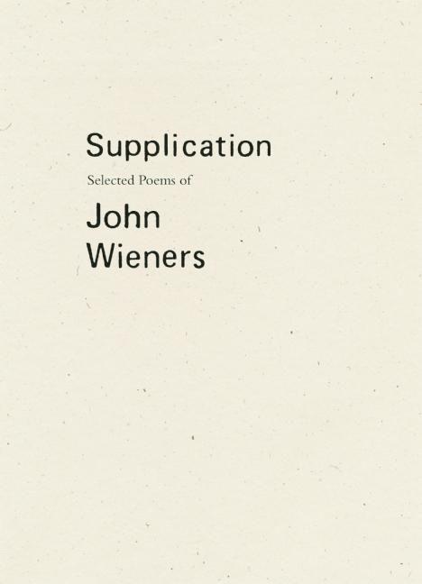 Vorderes Coverbild Supplication