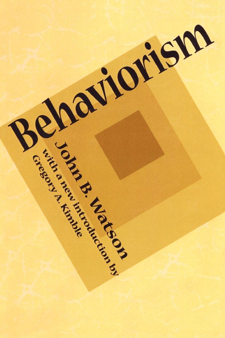 Vorderes Coverbild Behaviorism