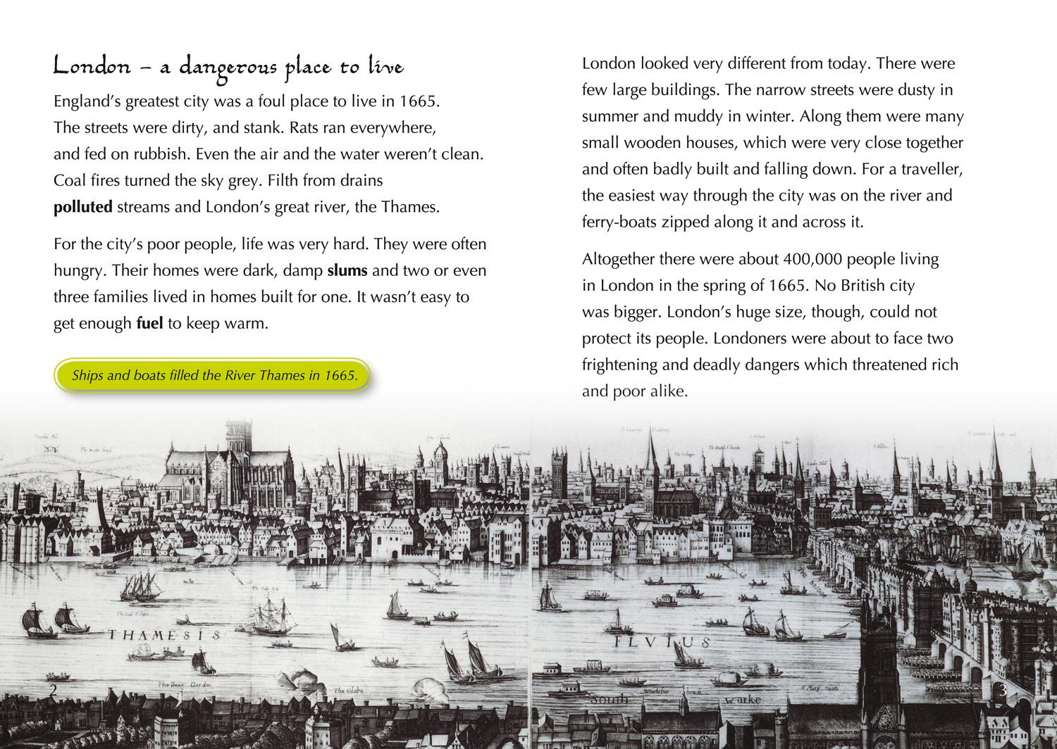 Beispielinhalt (Bild) Plague and Fire