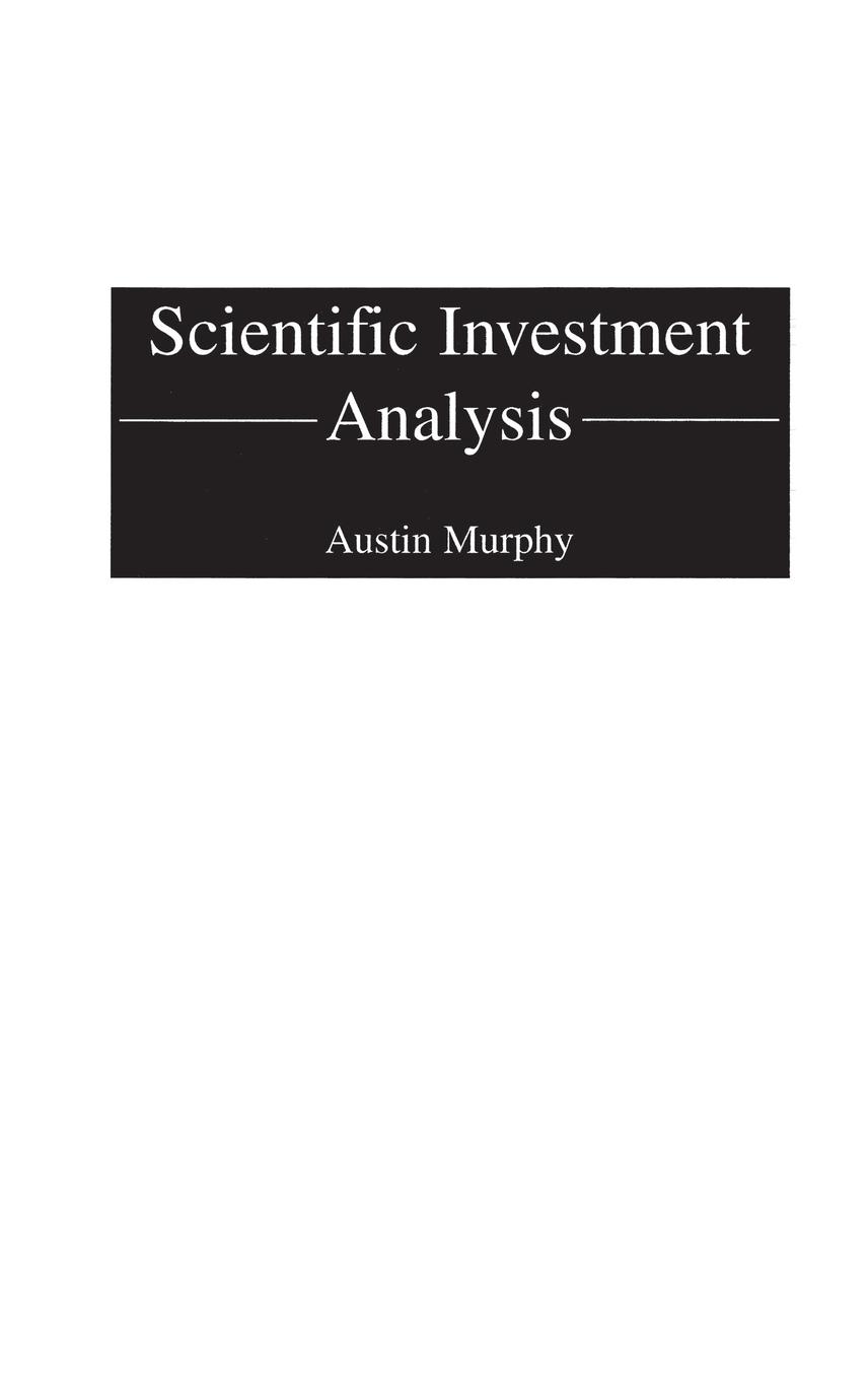 Vorderes Coverbild Scientific Investment Analysis