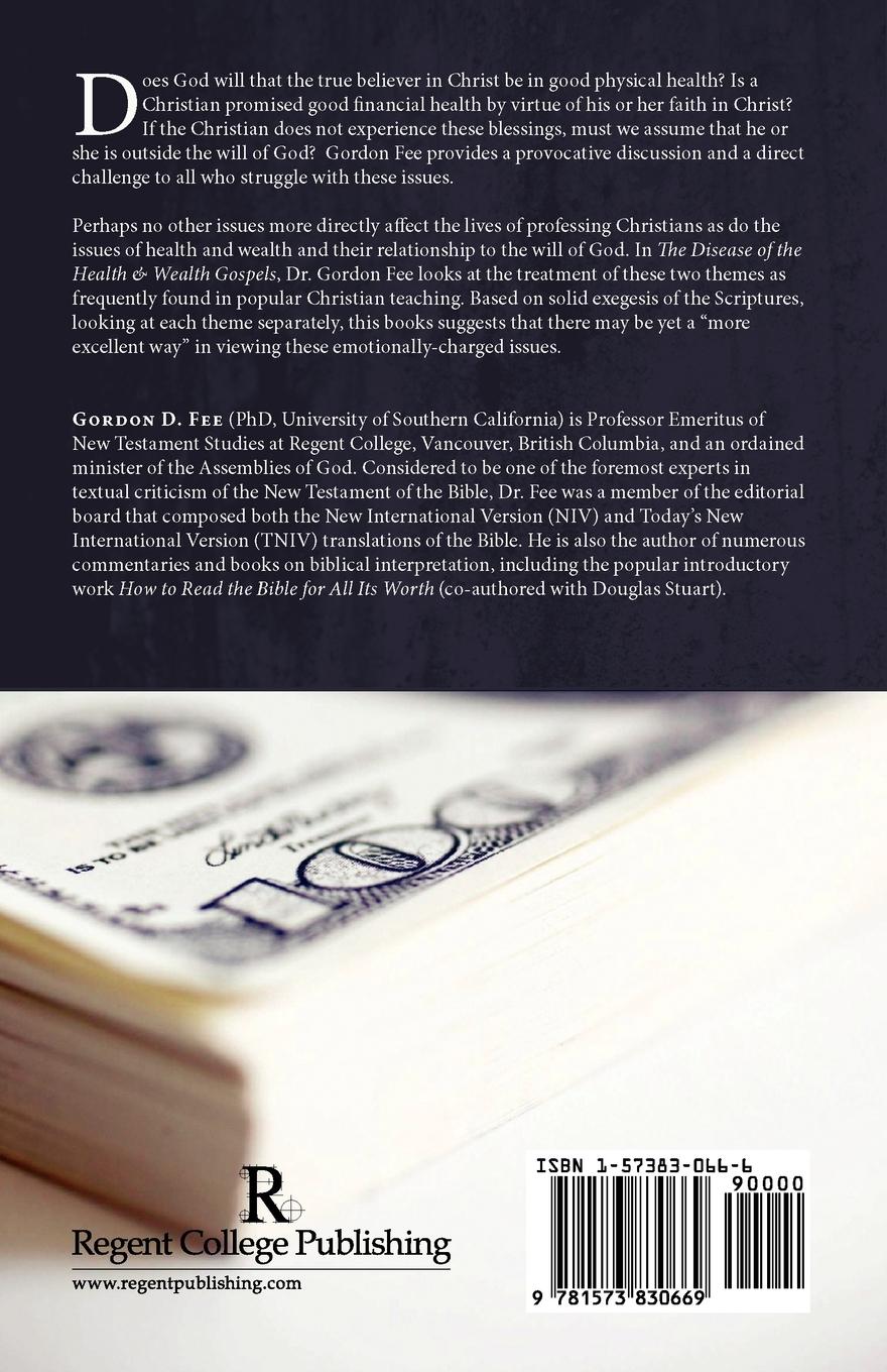 Rückseitencover The Disease of the Health & Wealth Gospels