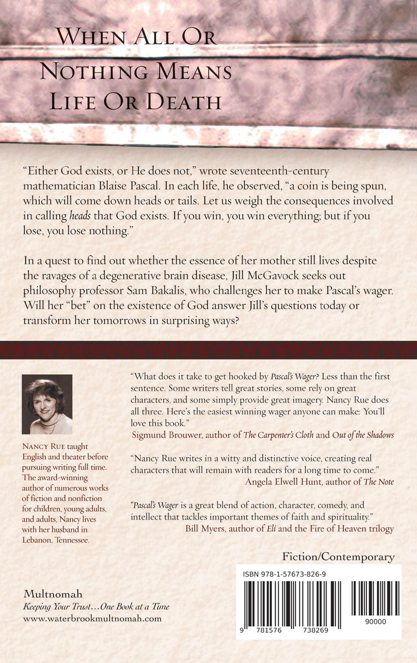 Rückseitencover Pascal's Wager