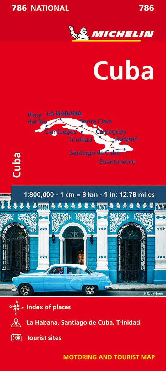 Vorderes Coverbild Cuba - Michelin National Map 786