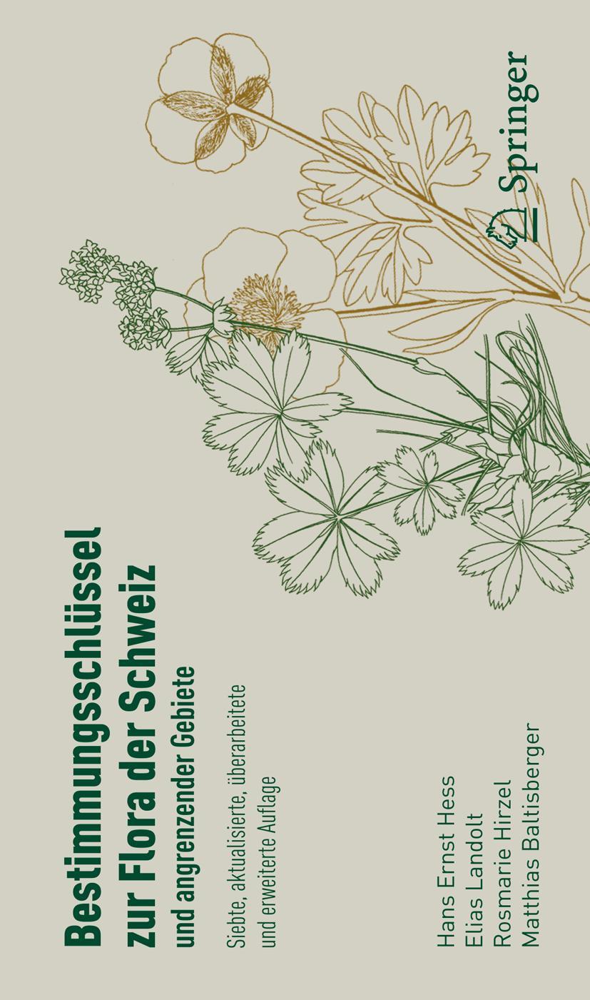 Vorderes Coverbild Bestimmungsschlüssel zur Flora der Schweiz und angrenzender Gebiete