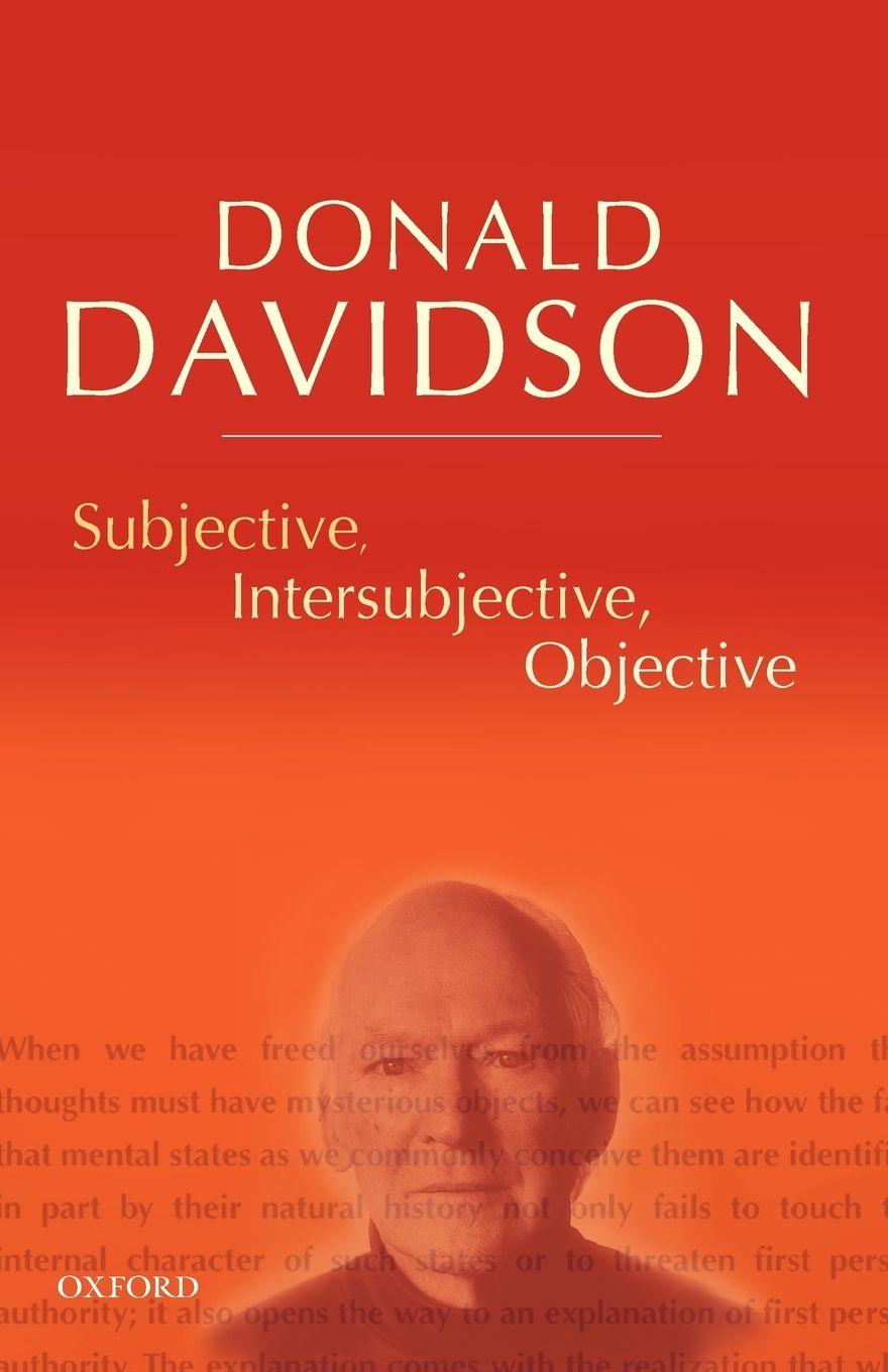 Vorderes Coverbild Subjective, Intersubjective, Objective Philosophical Essays Volume 3 (Paperback)