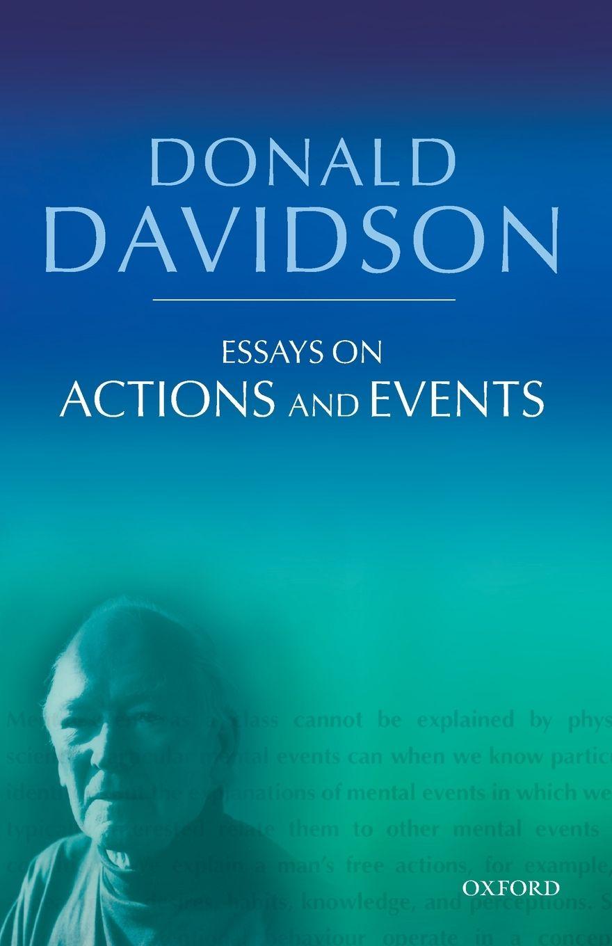 Vorderes Coverbild Essays on Actions and Events