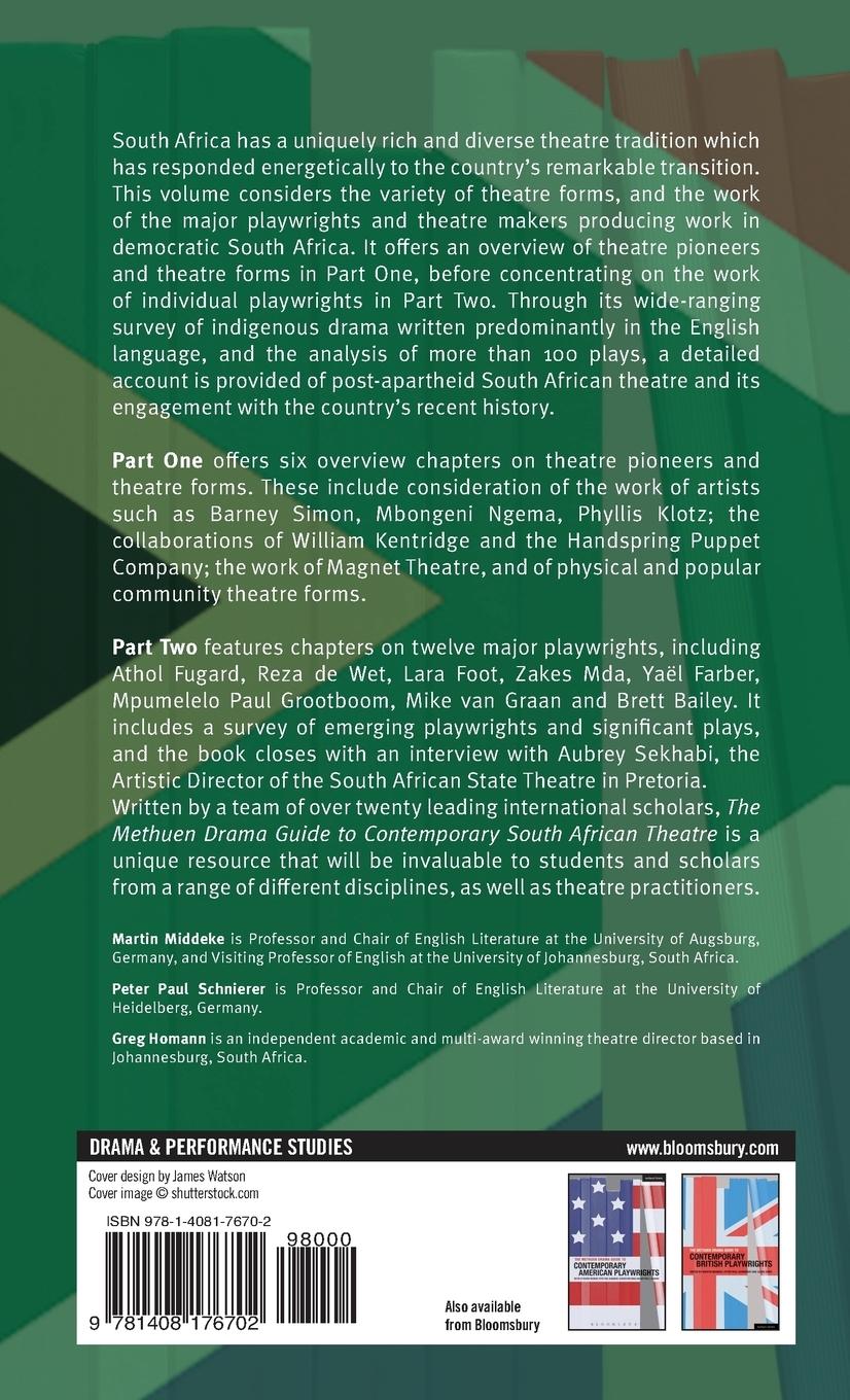 Rückseitencover The Methuen Drama Guide to Contemporary South African Theatre