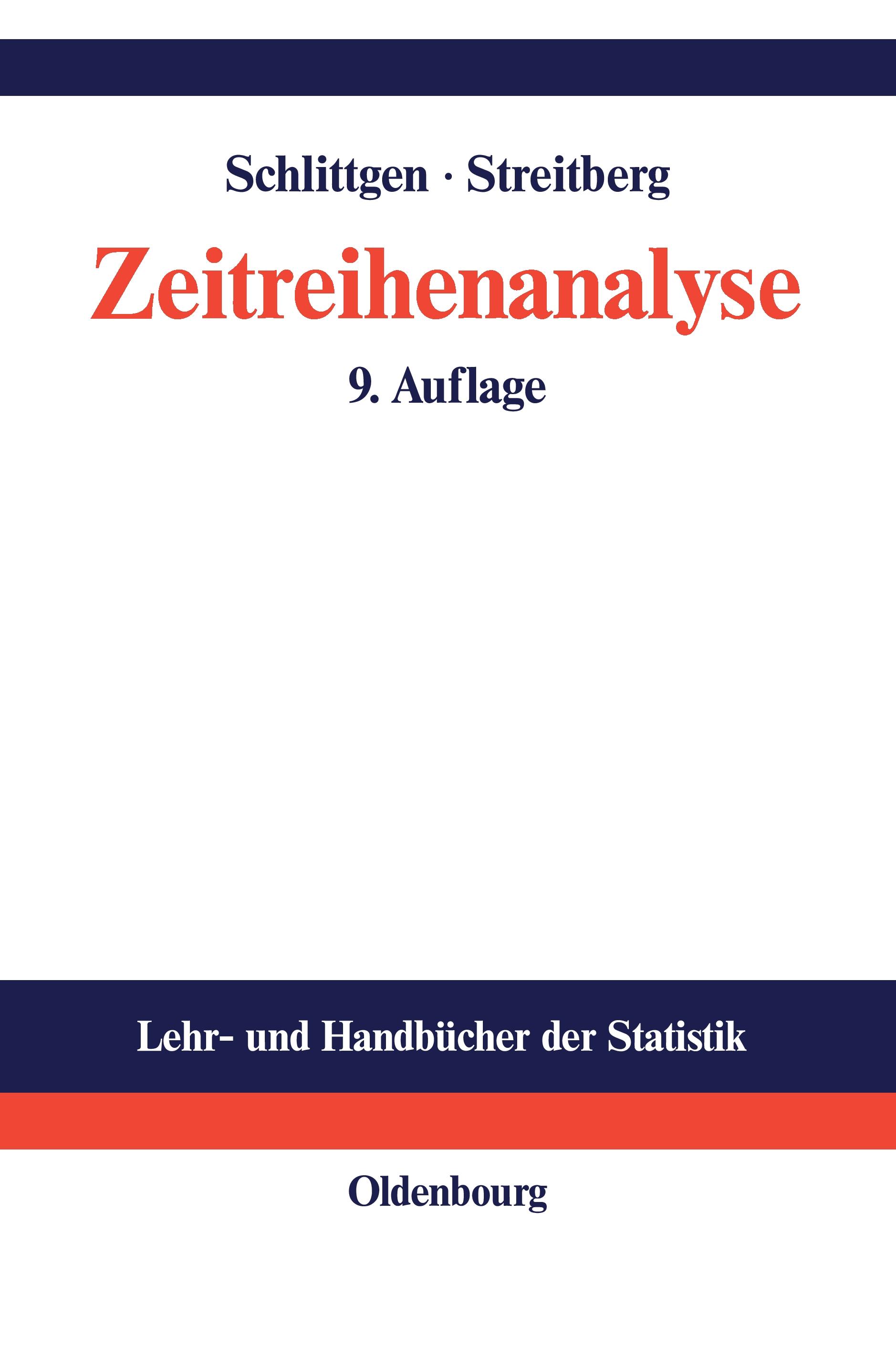 Vorderes Coverbild Zeitreihenanalyse
