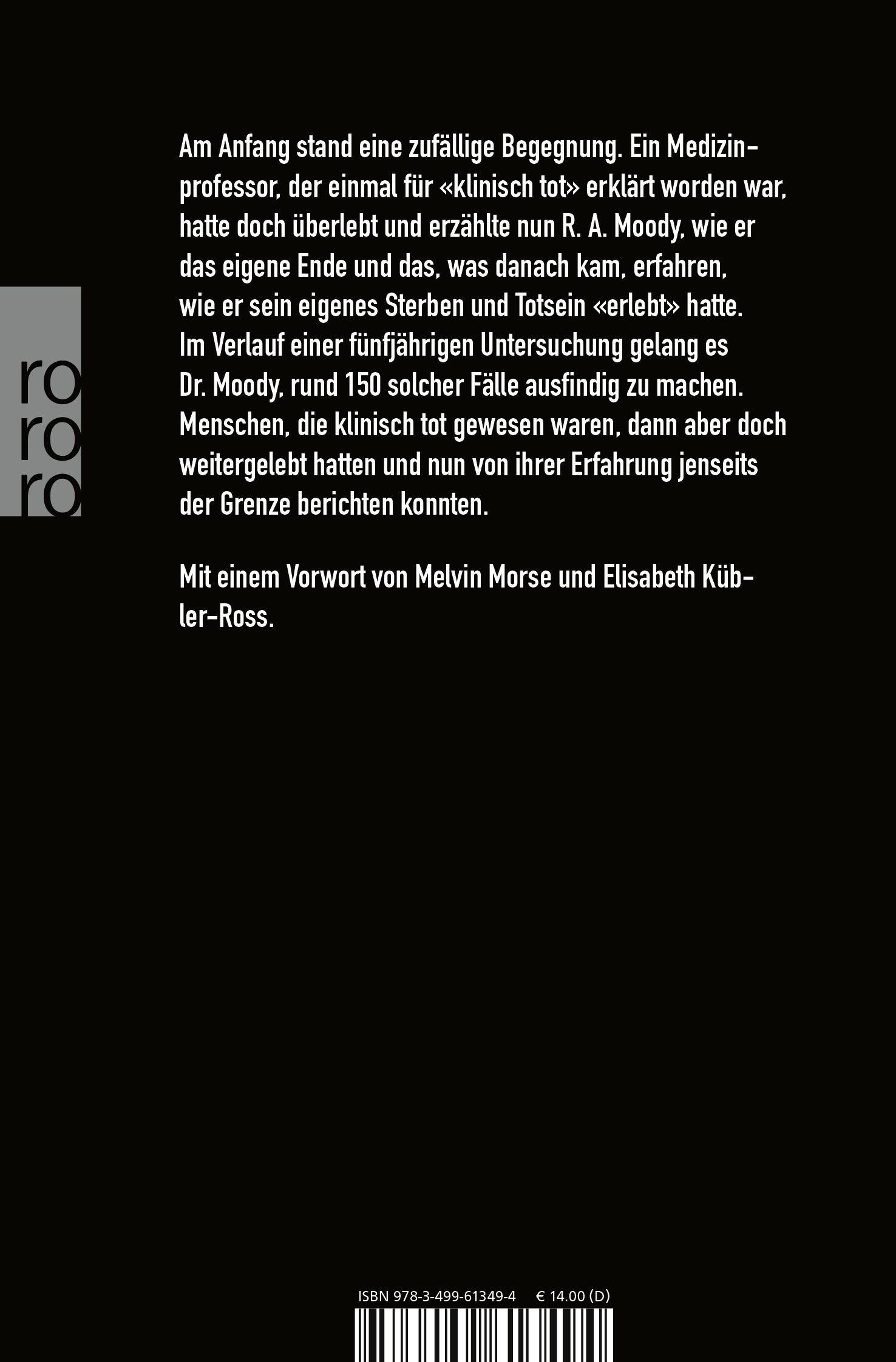 Rückseitencover Leben nach dem Tod