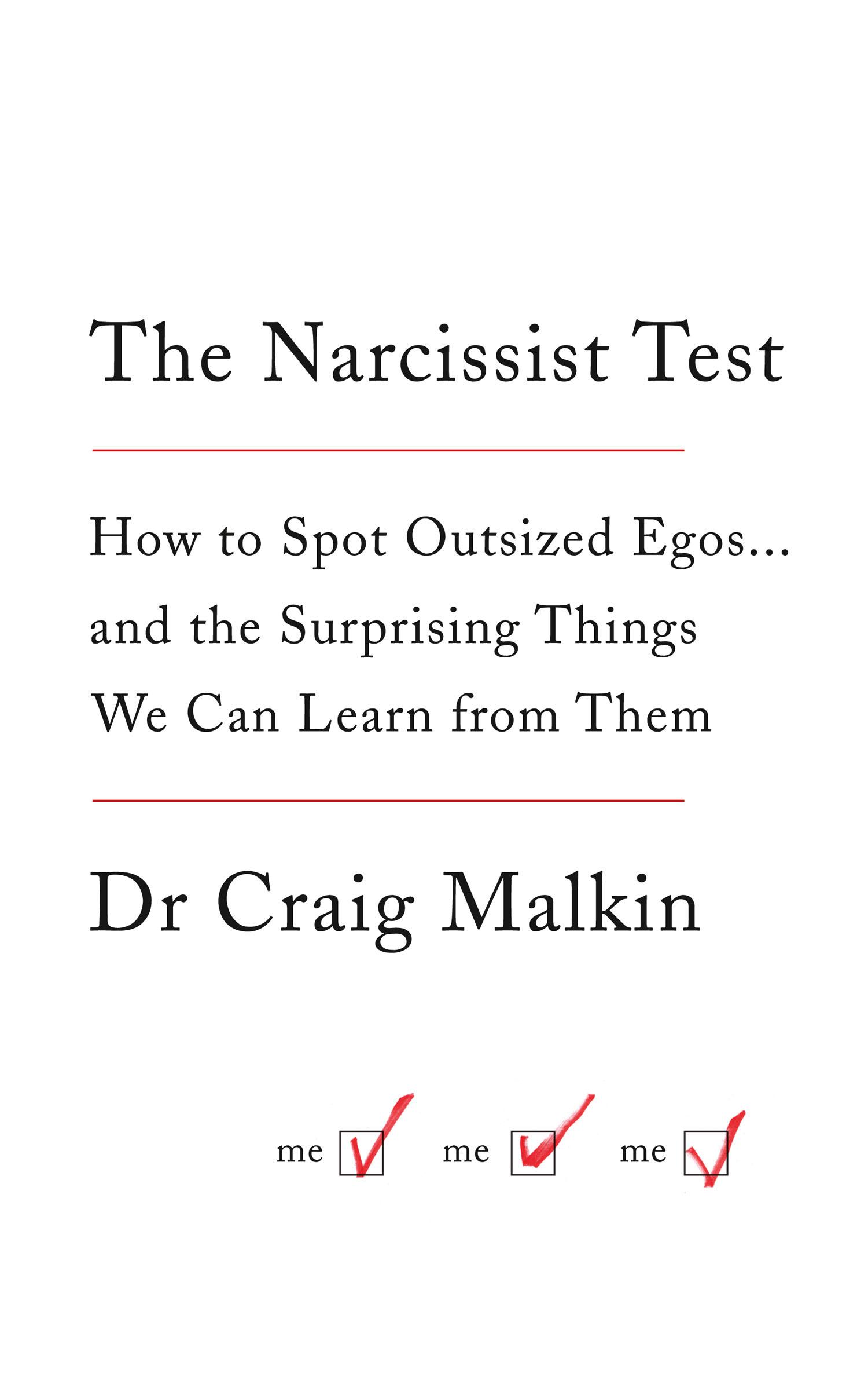 Vorderes Coverbild The Narcissist Test