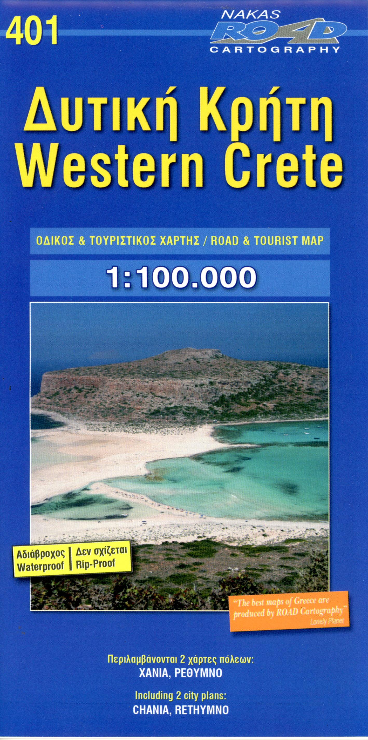 Vorderes Coverbild Crete / Kreta West 1 : 100 000