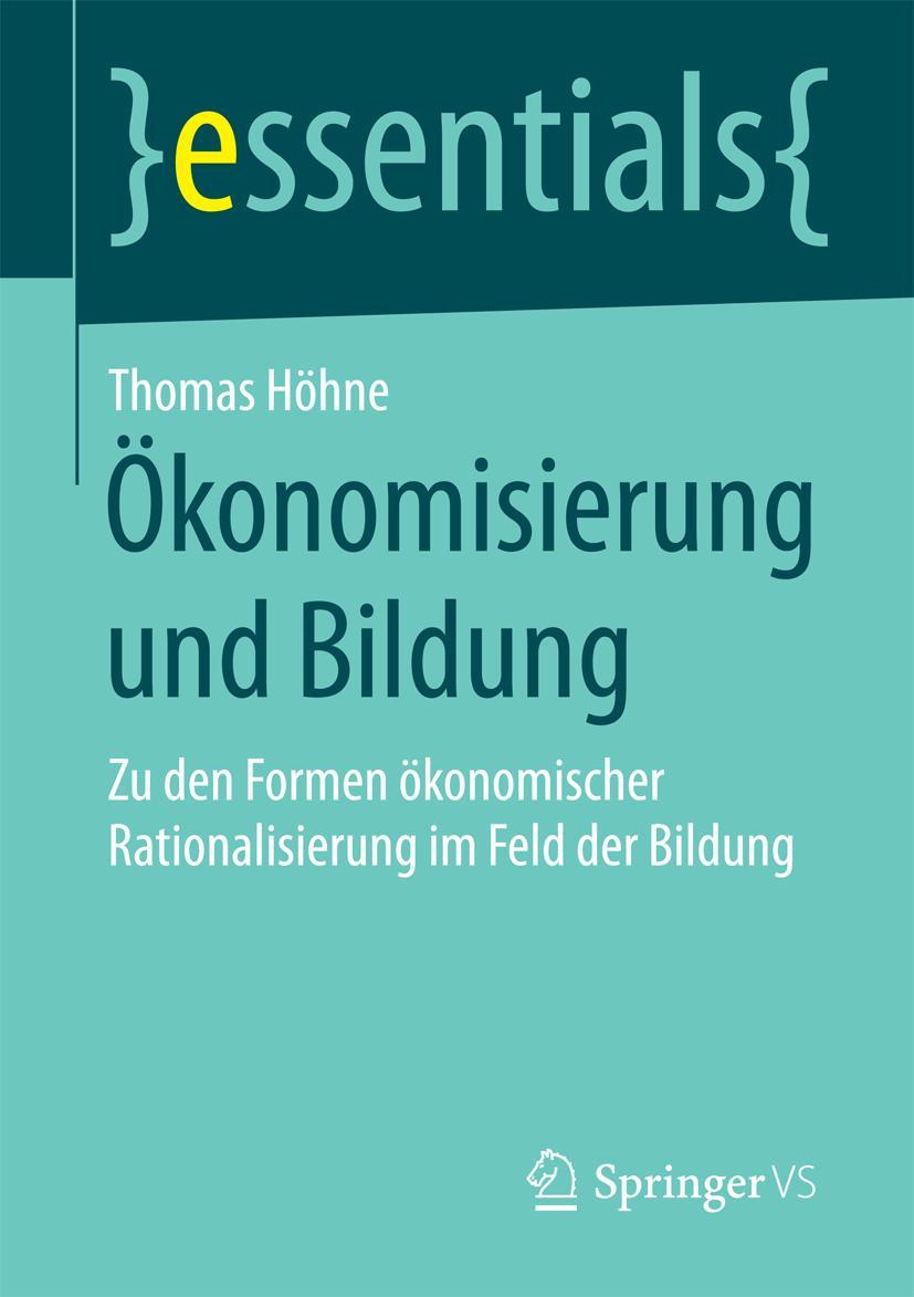 Vorderes Coverbild Ökonomisierung und Bildung