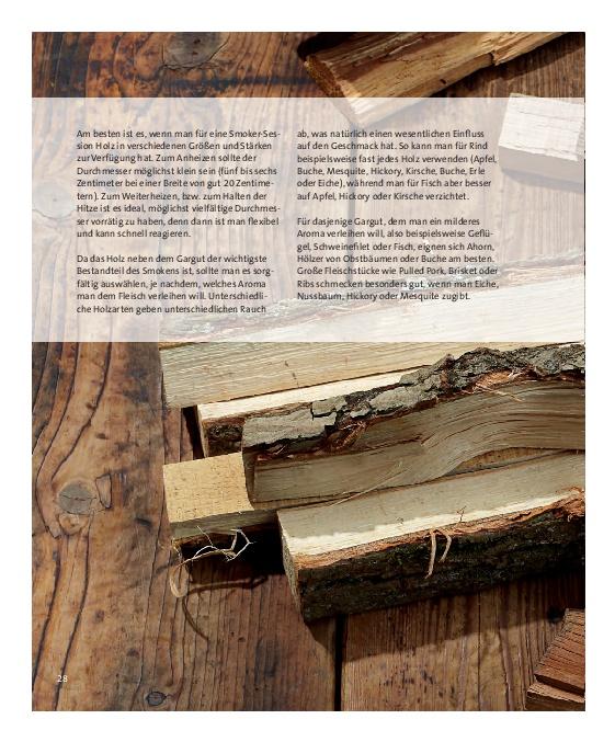 Beispielinhalt (Bild) Das kleine Smoker-Buch