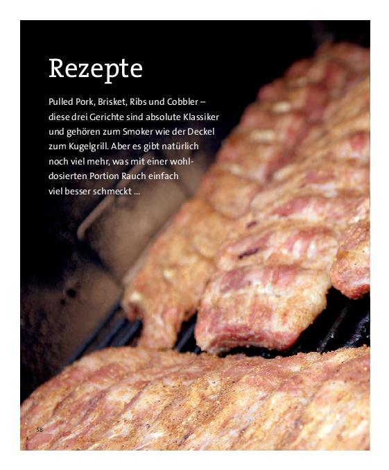 Beispielinhalt (Bild) Das kleine Smoker-Buch