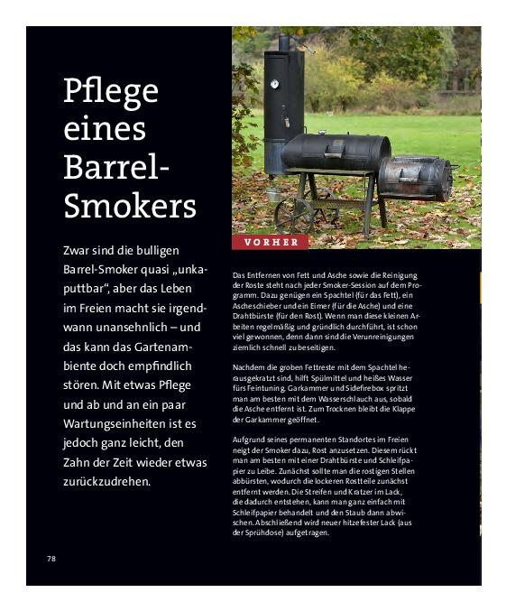 Beispielinhalt (Bild) Das kleine Smoker-Buch