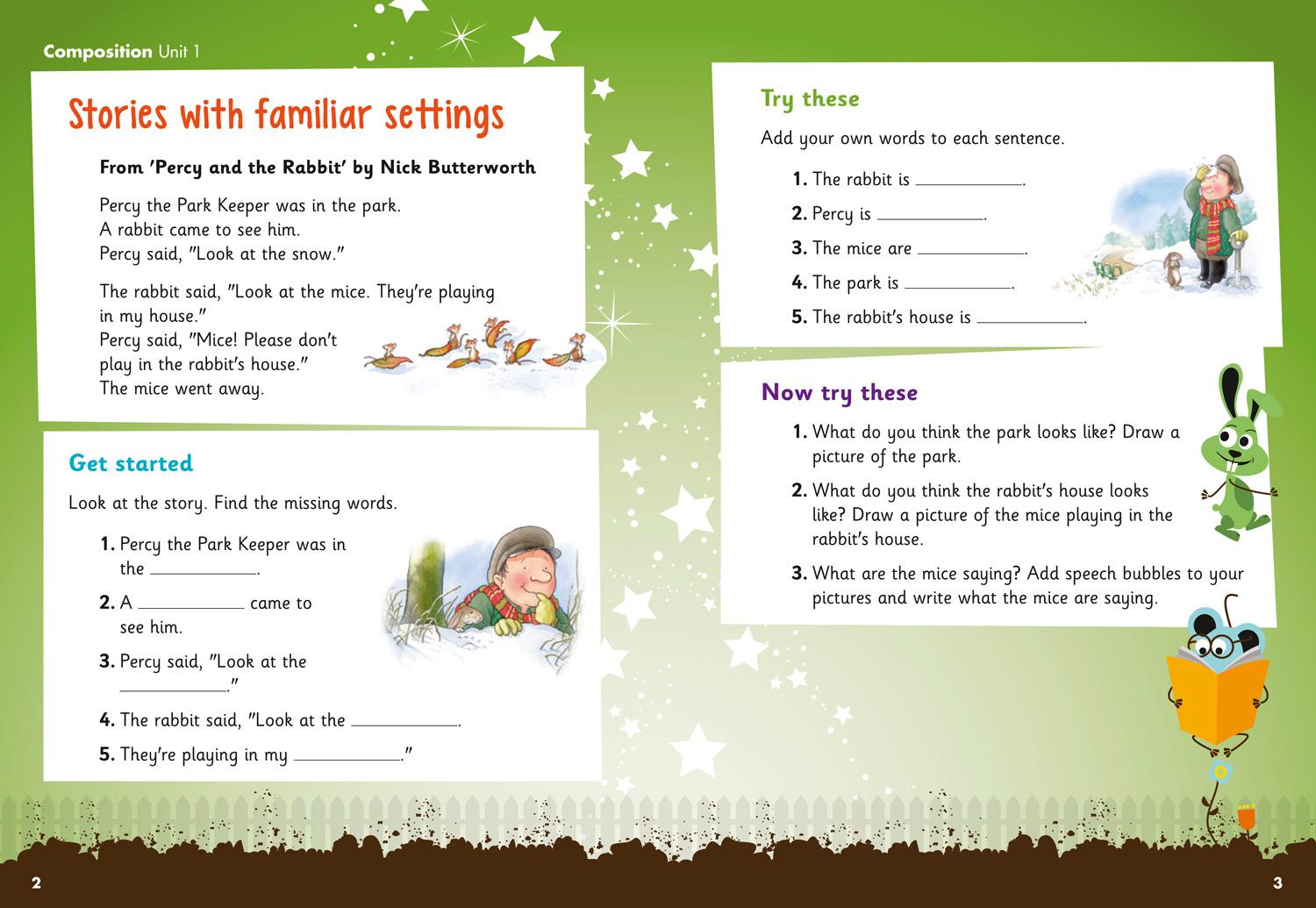 Beispielinhalt (Bild) Treasure House -- Year 1 Composition Pupil Book