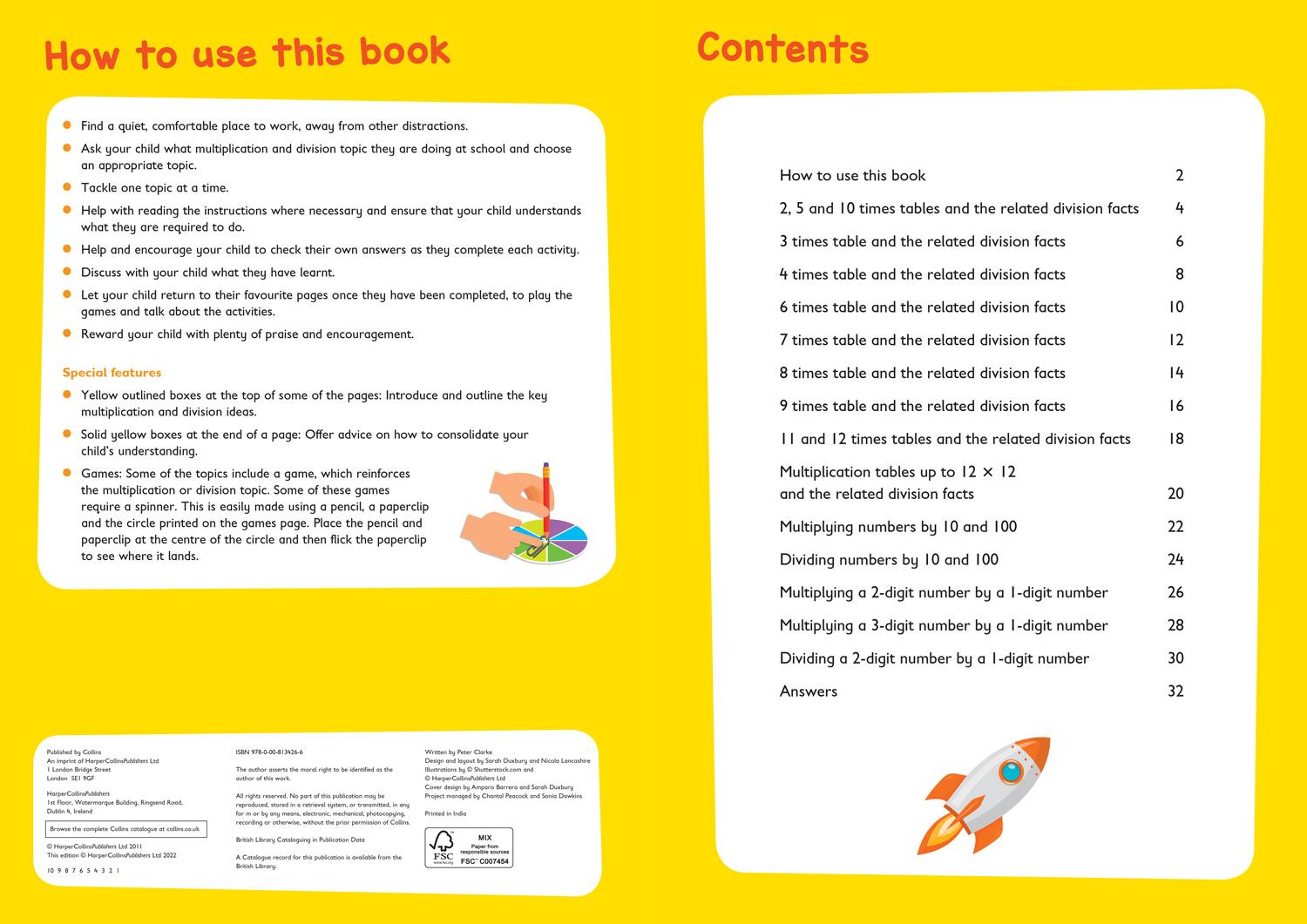 Beispielinhalt (Bild) Multiplication and Division Ages 7-9