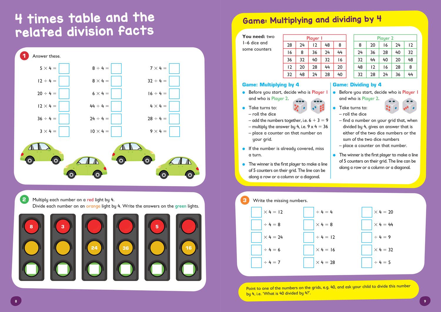 Beispielinhalt (Bild) Multiplication and Division Ages 7-9
