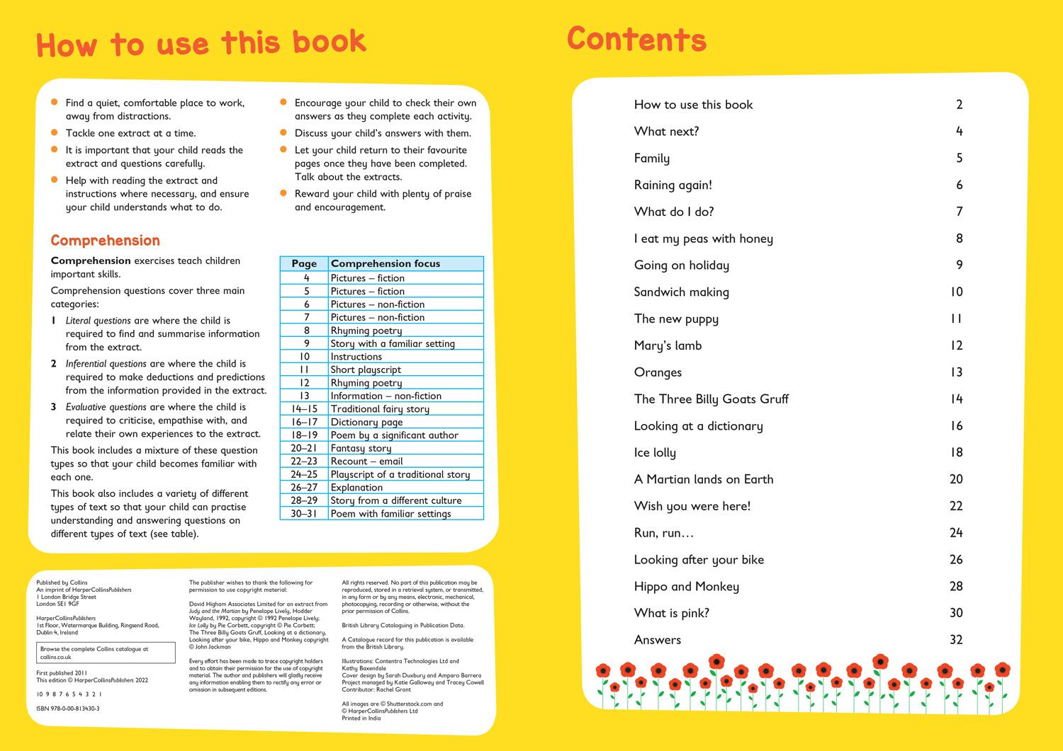 Beispielinhalt (Bild) Comprehension Ages 5-7