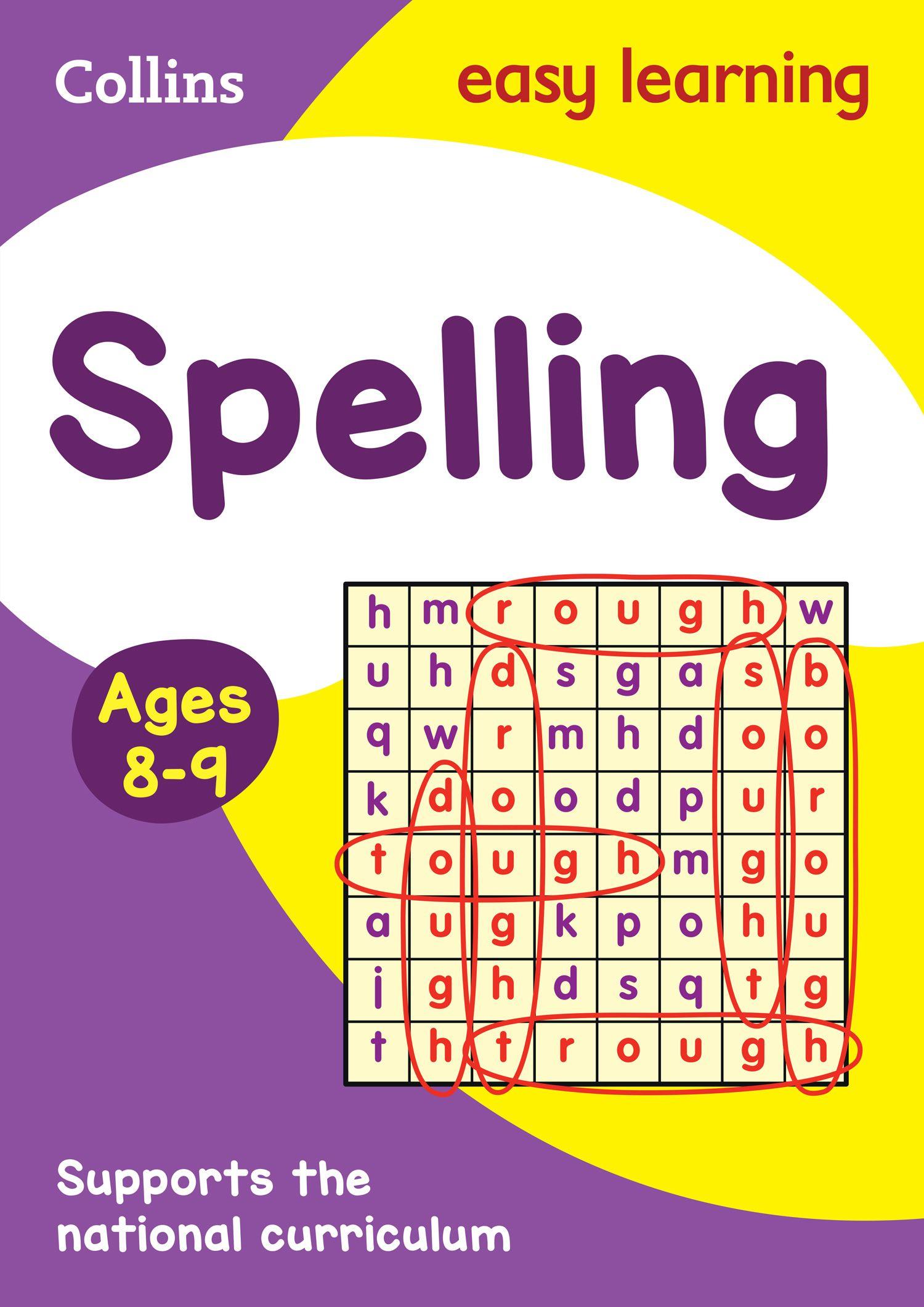 Vorderes Coverbild Spelling Ages 8-9