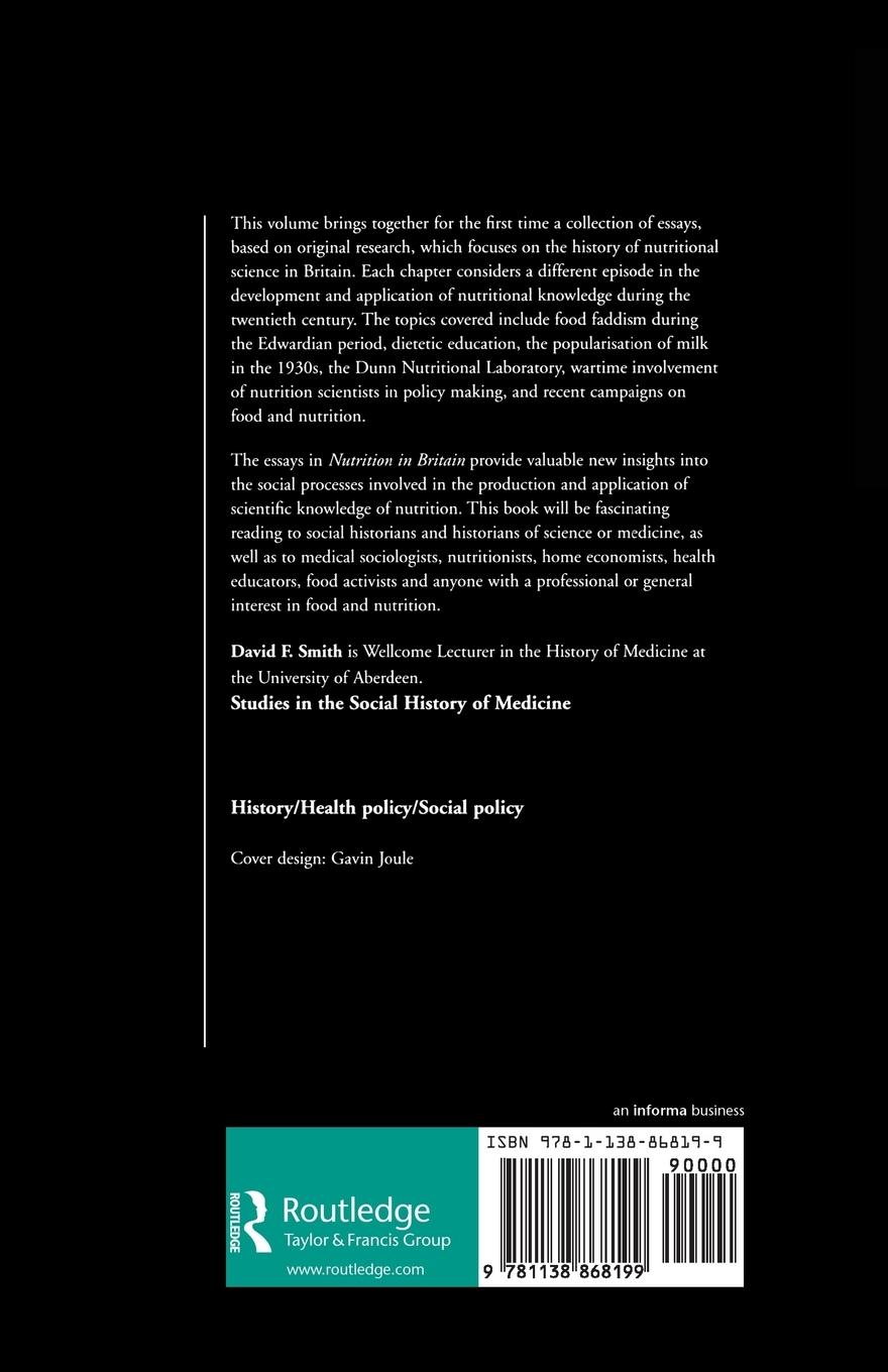 Rückseitencover Nutrition in Britain