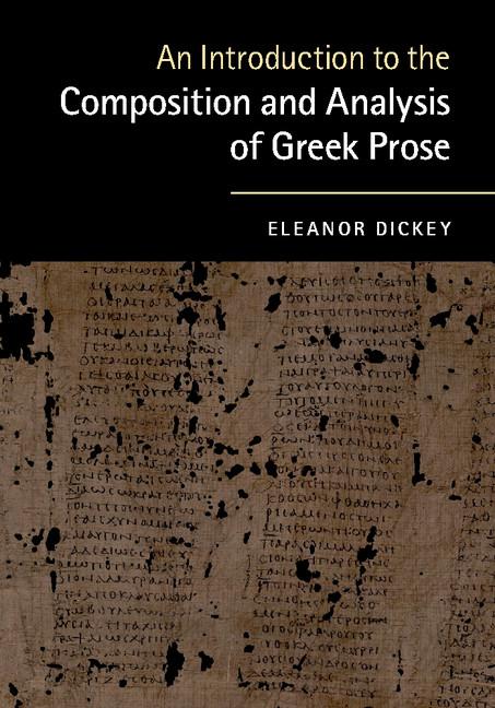 Vorderes Coverbild An Introduction to the Composition and Analysis of Greek Prose