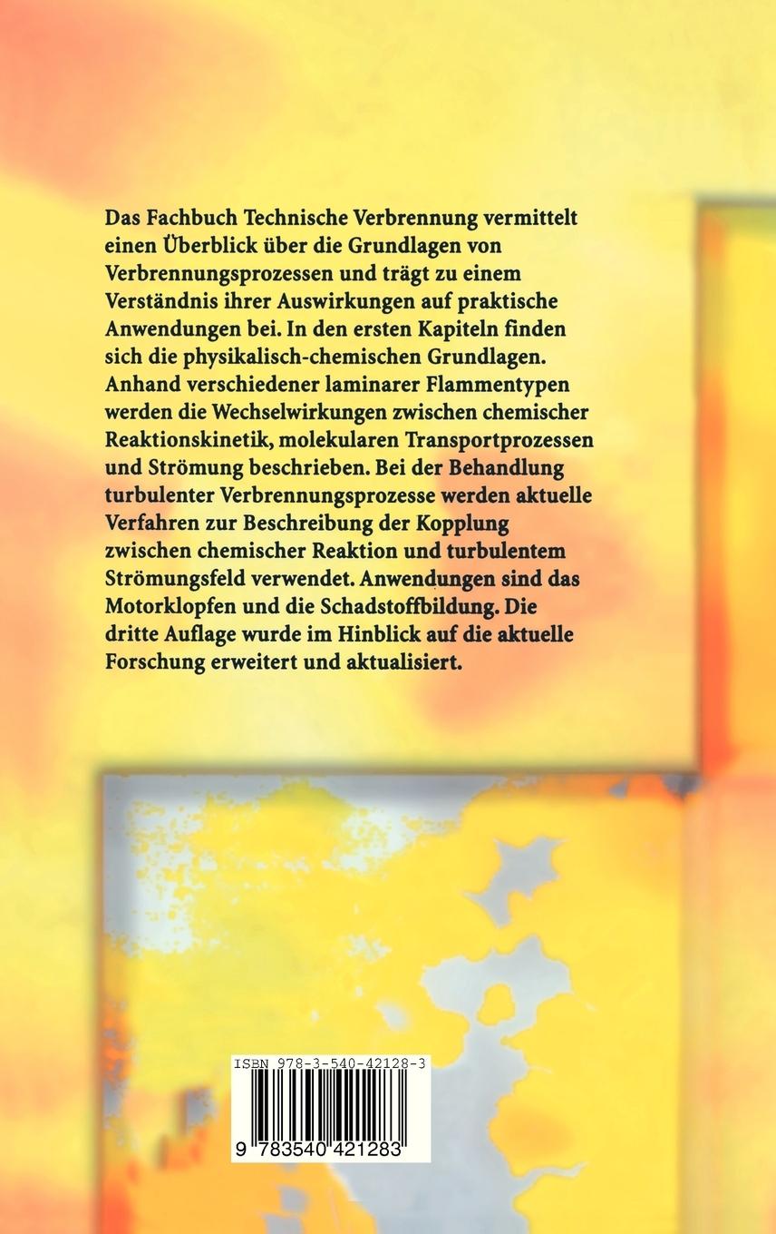 Rückseitencover Verbrennung