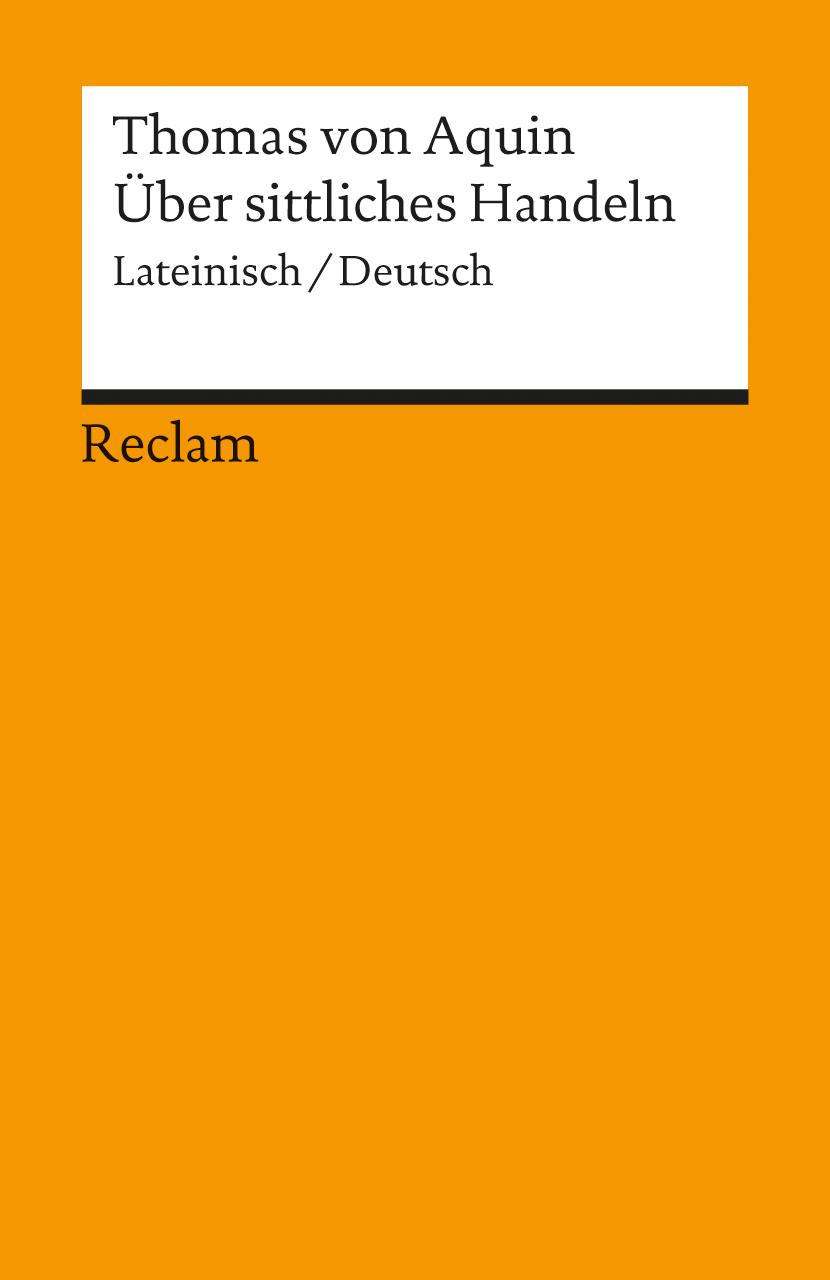 Vorderes Coverbild Über sittliches Handeln