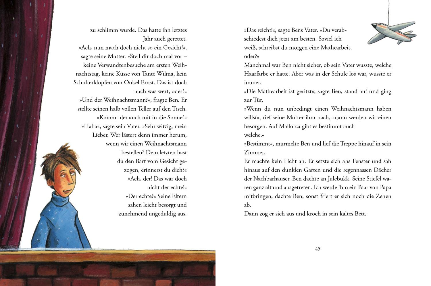 Beispielinhalt (Bild) Als der Weihnachtsmann vom Himmel fiel