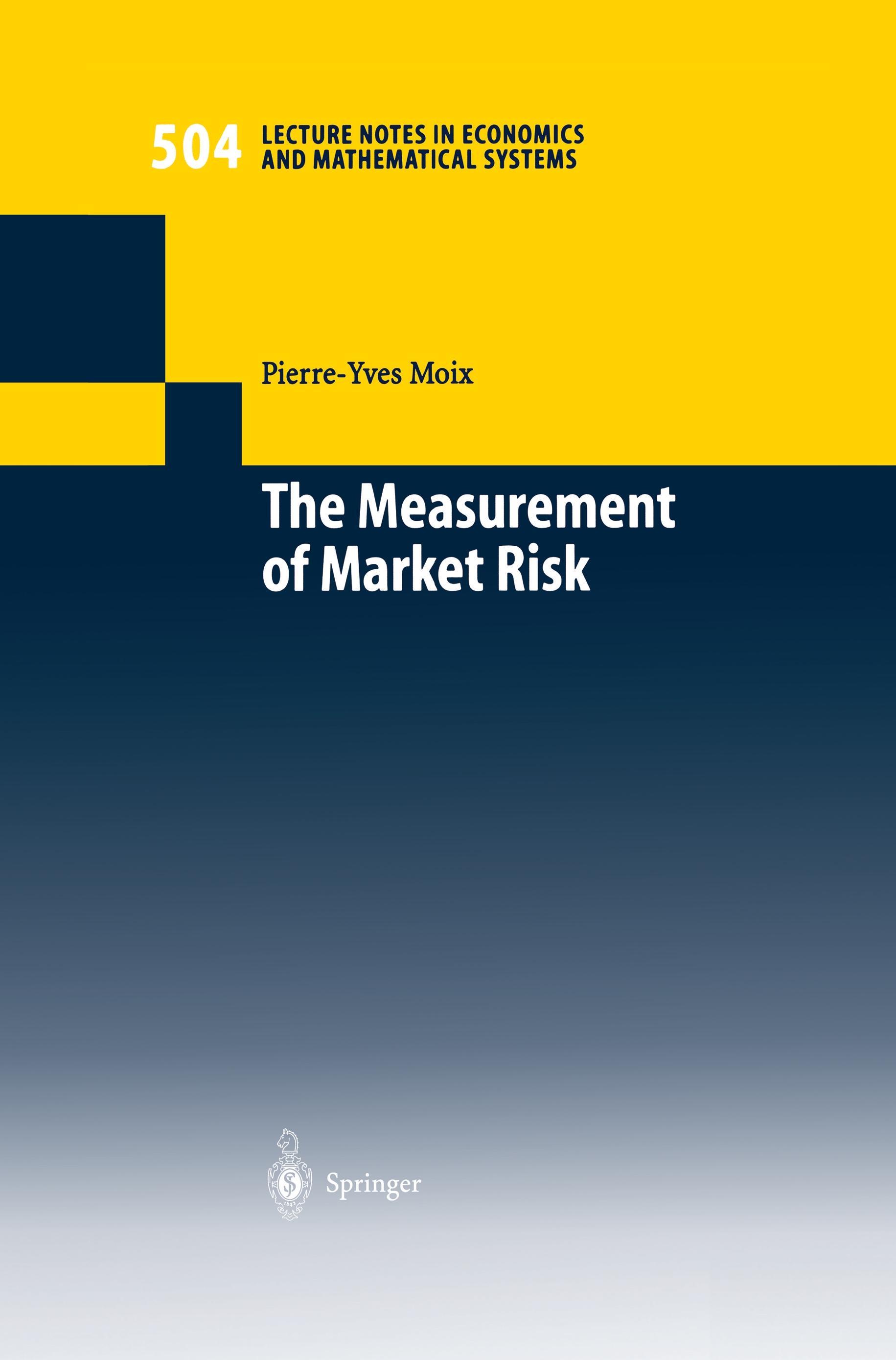 Vorderes Coverbild The Measurement of Market Risk
