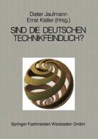 Vorderes Coverbild Sind die Deutschen technikfeindlich?