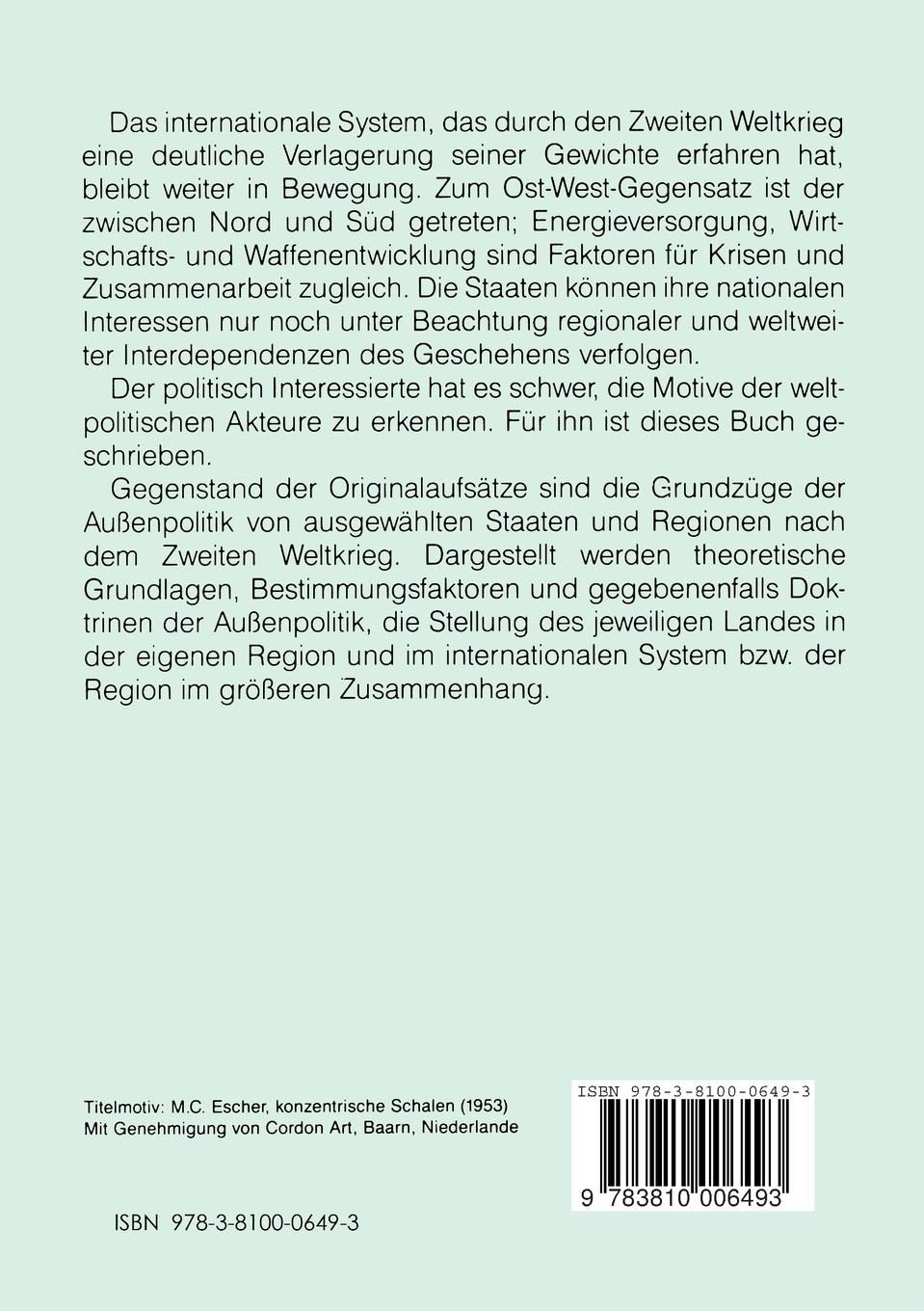 Rückseitencover Netzwerk Weltpolitik