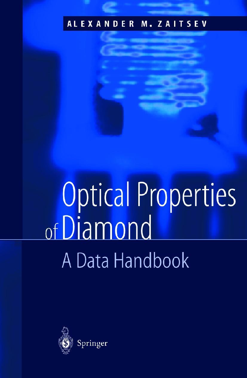 Vorderes Coverbild Optical Properties of Diamond