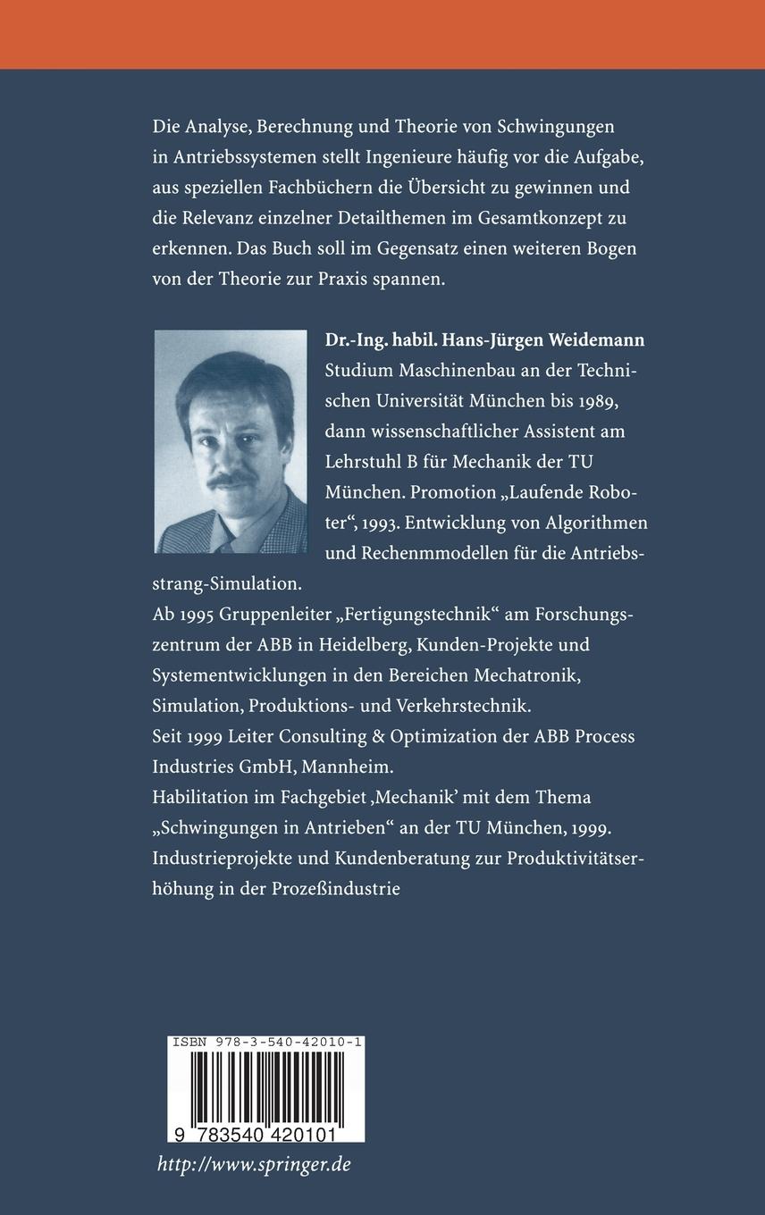 Rückseitencover Schwingungsanalyse in der Antriebstechnik
