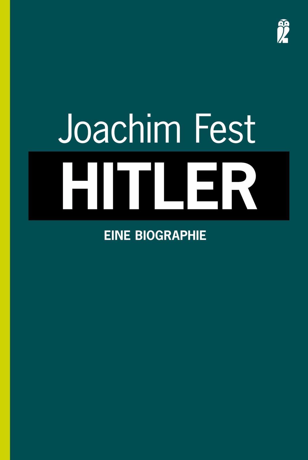 Vorderes Coverbild Hitler. Eine Biographie