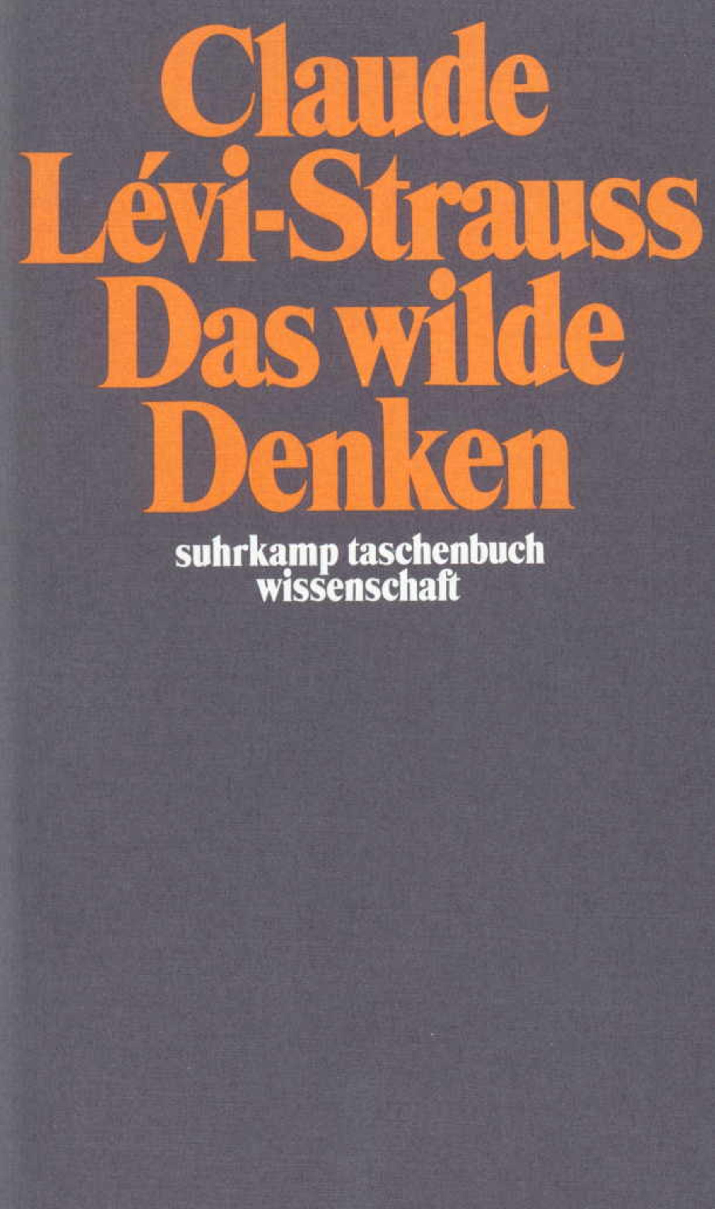Vorderes Coverbild Das wilde Denken