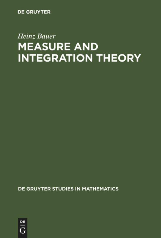 Vorderes Coverbild Measure and Integration Theory