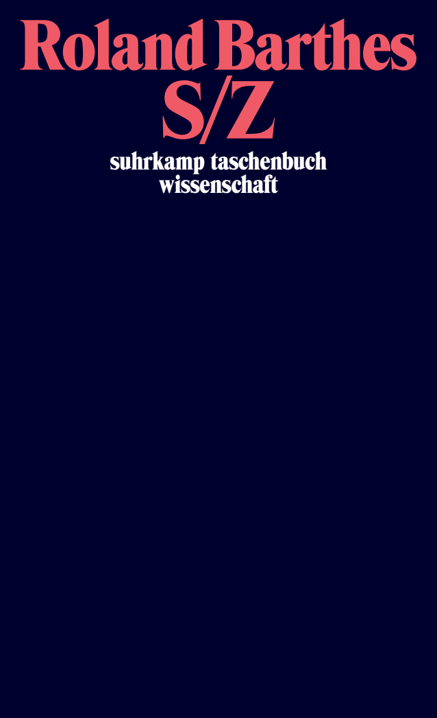 Vorderes Coverbild S/Z
