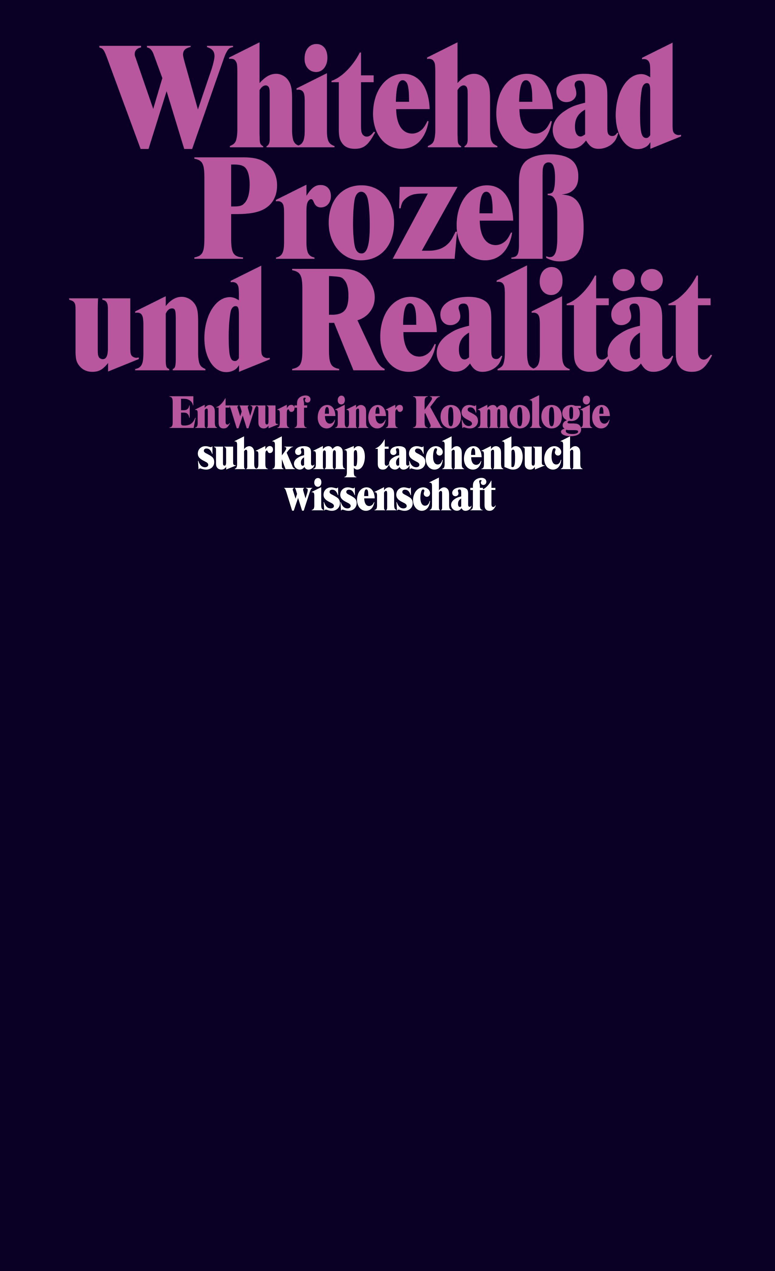Vorderes Coverbild Prozeß und Realität