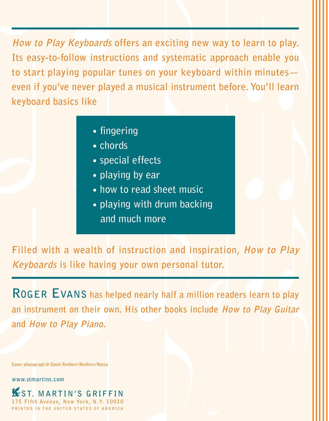 Rückseitencover How to Play Keyboards