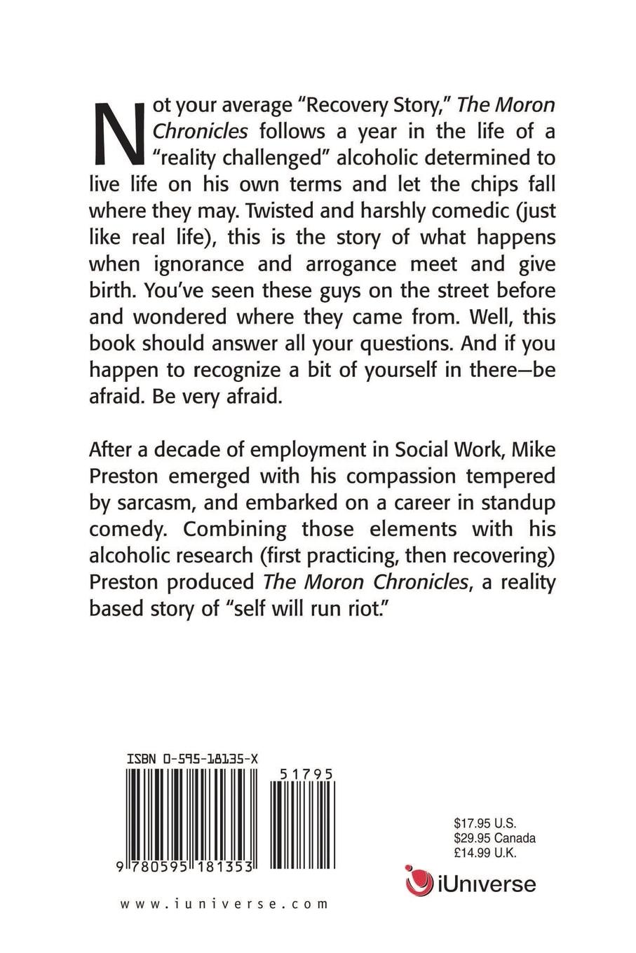 Rückseitencover The Moron Chronicles